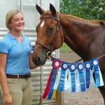 Horse show riding lessons