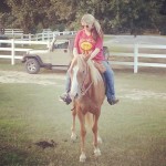 Bullseye's owner, Amy, enjoys riding him western on the trail and english in her lessons at CV Equestrian.